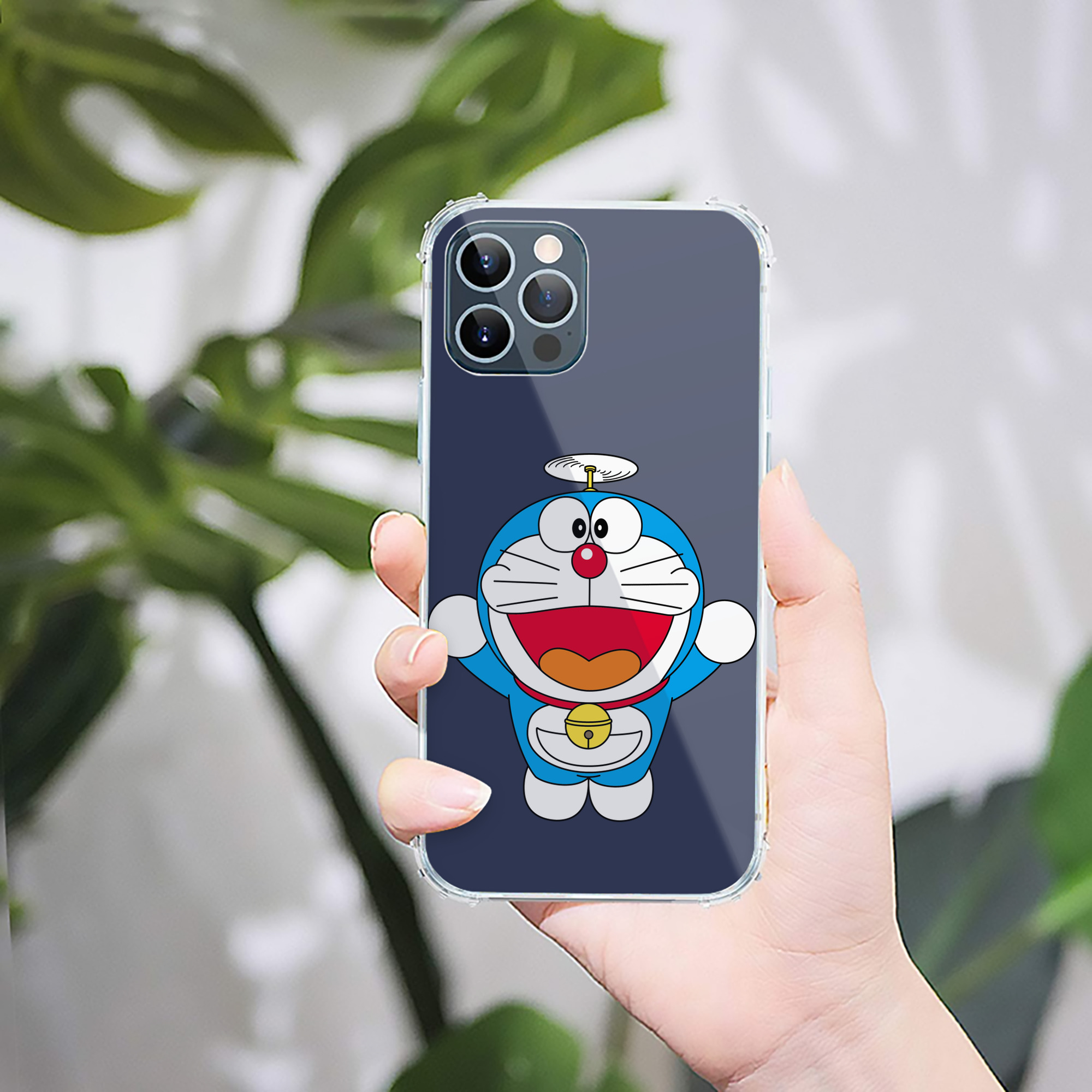 （画像用） ドラえもん Doraemon 【iPhone 12シリーズ対応】透明スマホケース（クリアソフトケース）